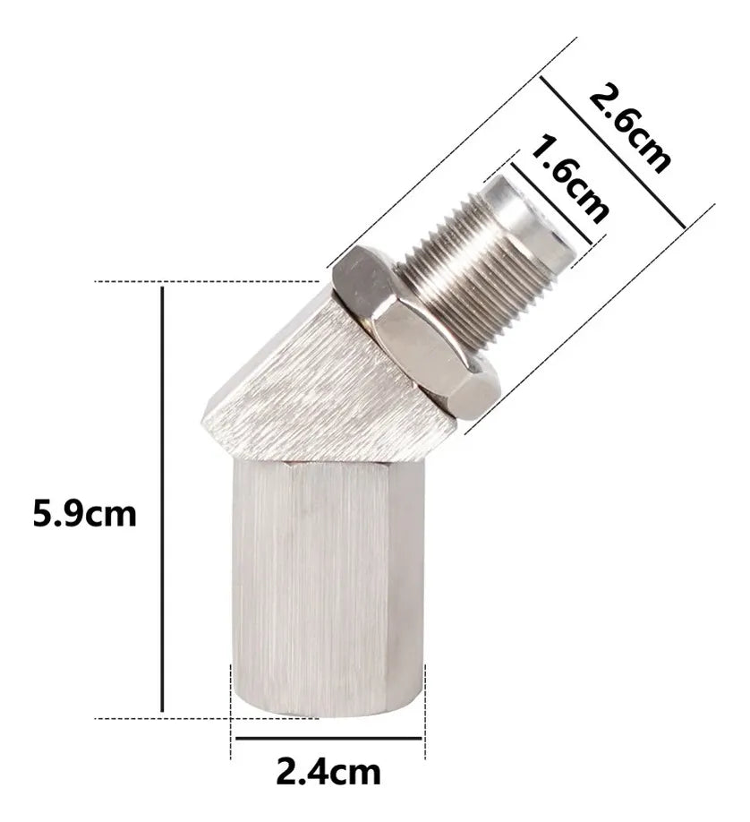 45°mini Catalizador Sensor De Oxigeno Apaga Codigo P0420 430